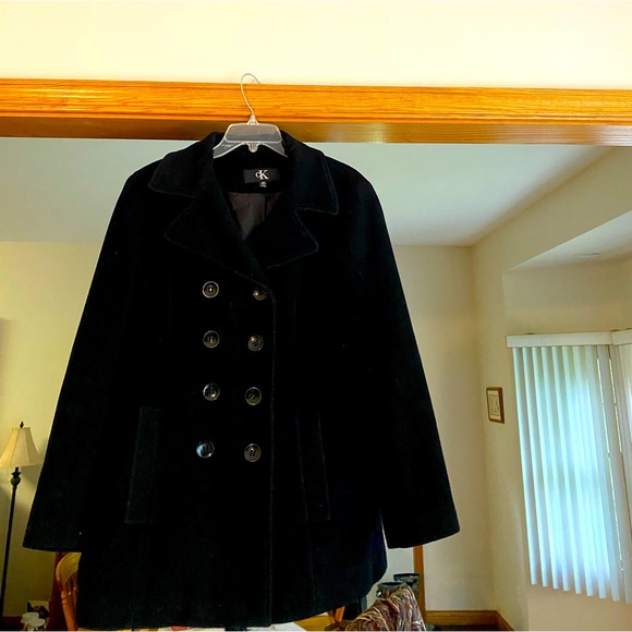 Calvin Klein Jackets & Blazers - Calvin Klein black pea coat, size M